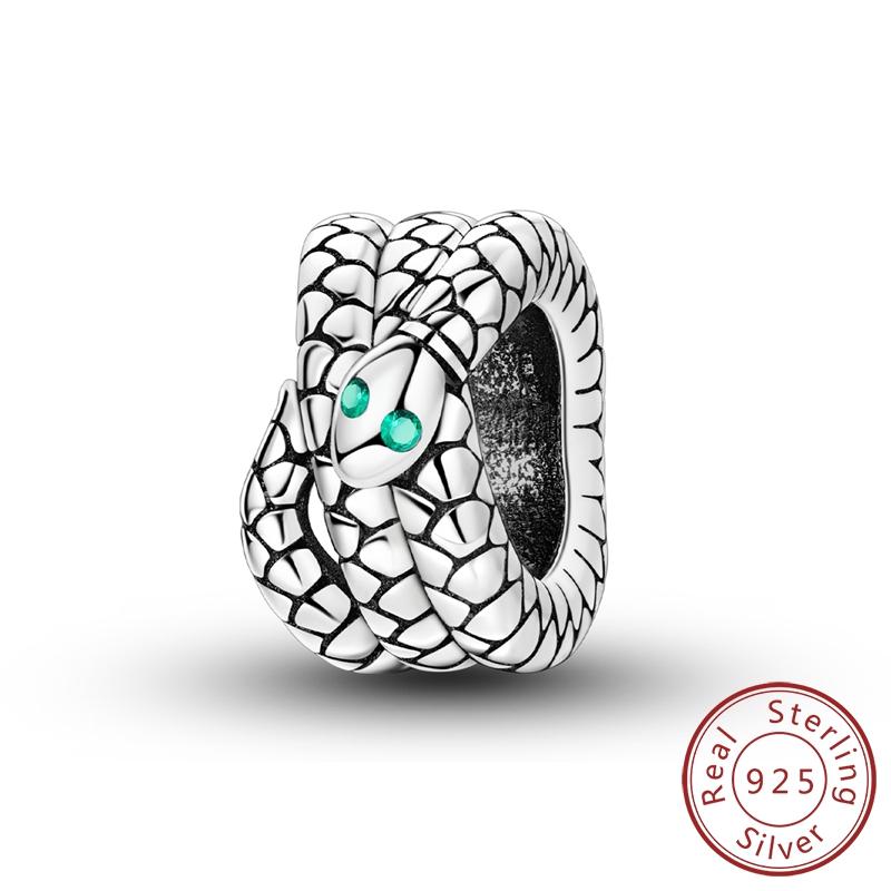 Charms 100% Copper Flowers Colorful Zircon Silicone Spacer Beads Fit 3Mmoriginal Bracelets Fine Diy Jewelry