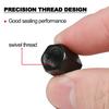 For Mitsubishi Lancer Outlander Pajero ASX Aluminum Car Tire Valve Caps with Car Badge Keyring Keychain Set of Accessories zjcr96