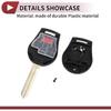 4 Buttons Key Shell Case CWTWB1U75/CWTWB1U816 for Nissan Sentra 2012-2016 for Nissan Versa 2013-2015 Keyless Entry Remote Key Fob Replacement Case