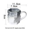 Stackable Ceramic Coffee Cup with Unique Shape