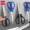 Deli 0603 Schülerschere: Edelstahl, Tragbar, Runde Spitze, Ideal zum Papierschneiden und Basteln