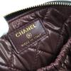 Excellent CHANEL Cosmetics Pouch COCO Mark Caviar Skin Matelasse Pouch Random Serial black Used