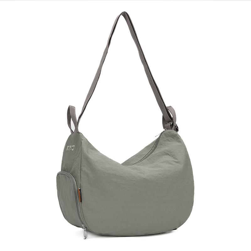 New Crossbody Bags Large Capacity Korean Simplified Shoulder Bag Lightweight Solid Color Dumpling Bag Travel