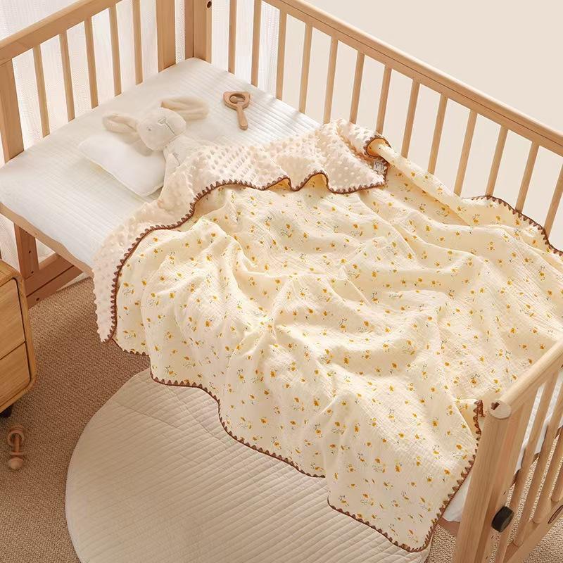 Doudou Blanket Class A Cotton Gauze Soft Baby Bath Towel Newborn Blanket Children'S Quilt Spring And Summer Baby Bag Quilt