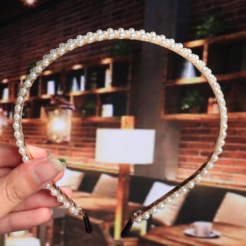 23 Stiluri Bentițe de Păr cu Perle Simulate Femei Accesorii de Păr Coreean Handmade Fundă Floare Cercuri Bandă de Păr Ornamente Nuntă Nou