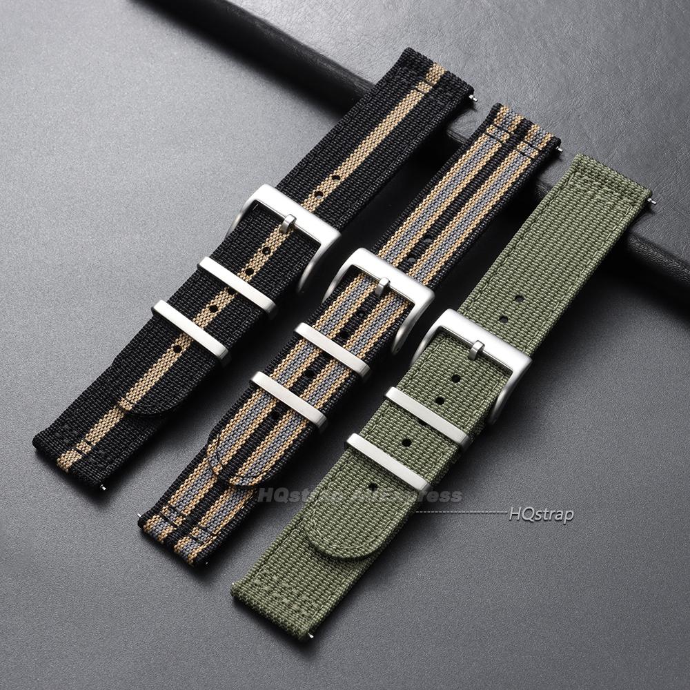 Curea de ceas din pânză și nailon 20mm 22mm Brățară universală cu eliberare rapidă pentru bărbați Femei Curea sport Accesorii pentru brățară smartwatch