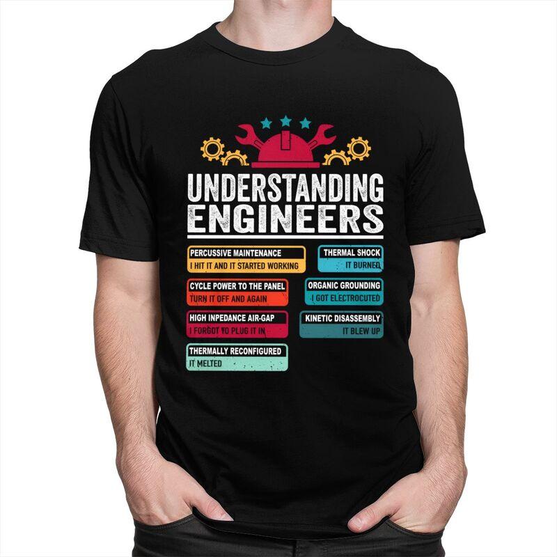 Custom Fashion Understanding Engineers Funny Engineering T Shirts Men Short Sleeve Tee 100 Cotton Oversized Tshirt Merch
