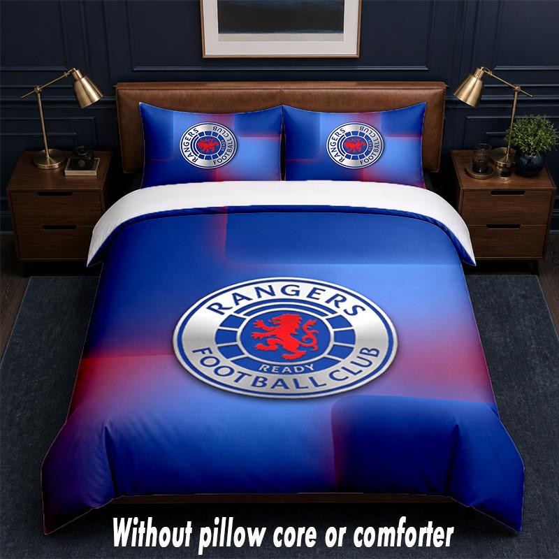 Set Biancheria da Letto Design Rangers FC 1 Copripiumino + 2 Federe Morbido Traspirante Biancheria da Letto per la Casa