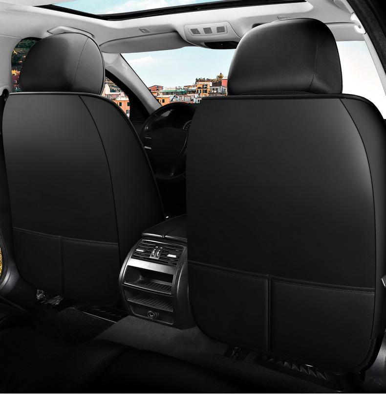 Universal Four-Season Cartoon Leather Car Seat Cushion Set for Five Seats