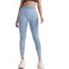 Pantaloni de Yoga Fără Cusături cu Talie în V, Spălați cu Nisip, Pantaloni Fitness Elastic pentru Ridicarea Șoldurilor, Culoare Piersică, Pantaloni de Yoga Strâmți cu Talie Înaltă Pentru Femei
