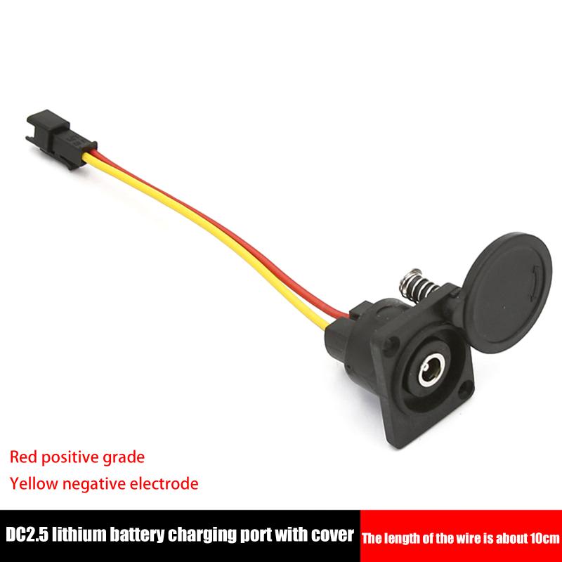 

Зарядная головка для электровелосипеда DC2.1/2.5, выходная линия для литий-ионного аккумулятора 36V/48V, круглая вилка и розетка, базовый зарядный штекер DC25 female