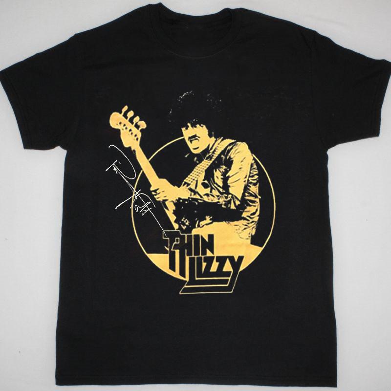 Vintage Phil Lynott Thin Lizzy Short Sleeve Black All Size Unisex Shirt Unisex T-Shirt M