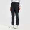 FILA Golf Series Simple Solid Color Comfortable Versatile Woven Casual Pants Women bottoms Deep-Black A11W615806FBK