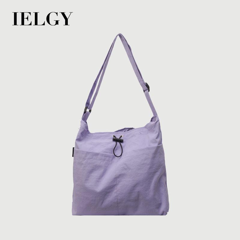 IELGY Large Capacity Casual Nylon Cross-body Commuter Bag