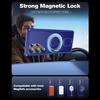 For Samsung Galaxy S25 Ultra With 360° Spin Stand,Military Grade Protection,Fit for Magsafe,Shockproof Case With Kickstand-Blue