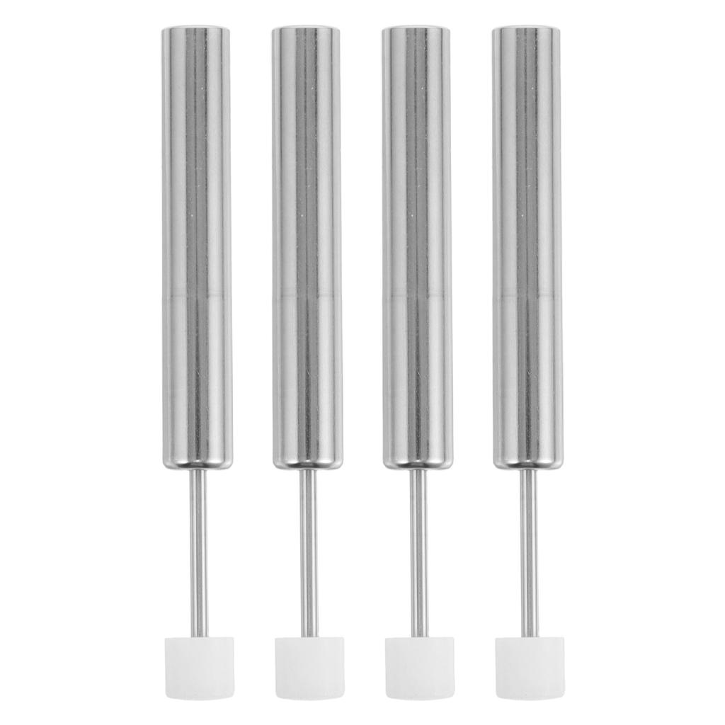 4pcs Trash Can Damper Soft-close Hydraulic Lid Mechanism Stainless Steel Heavy Duty Kitchen Garbage Replacement Parts
