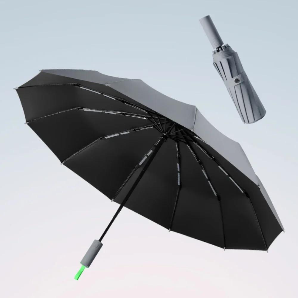 72 Bone Super Strong Windproof Automatic Umbrella Sunshade Uv Protection Folding Anti-Storm Large Size Reverse Rain Gear