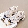 2025 Spring and Summer New Children's Dad Shoes, Light and Breathable Boys' Sports Shoes, Middle and Older Children's Fashion Running Shoes, Trendy