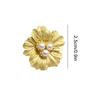 Button Covers for Women Blouses 2 Pieces Garment Button Cover Flower Shaped Decorative Pearl Cufflink for Women Men Clothes