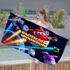 Cartoon Anime Super W-Wings Microfiber Blanket Quick Drying Beach Towels Oversized Printing Super Absorbent Pool Towel Blanket