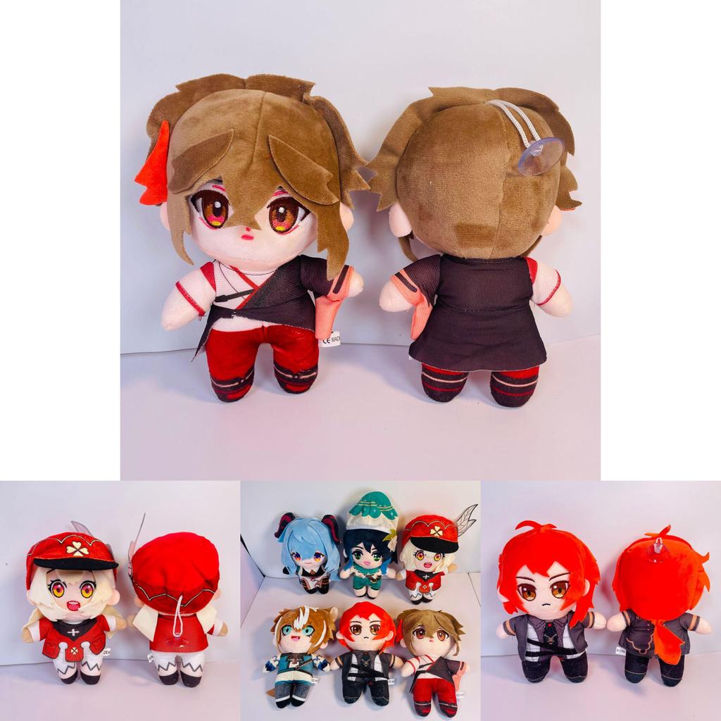 Handcrafted Genshin Impact Ganyu Klee Zhongli Plush Doll Stuffed Toy For Children