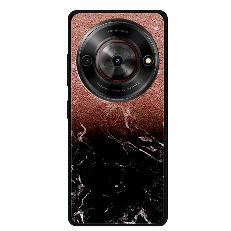 For ZTE Blade A75 5G Case Luxury Marble Silicone Soft Phone Cover for ZTE Blade A75 5G Protective TPU Back Shell Coque Capa A 75