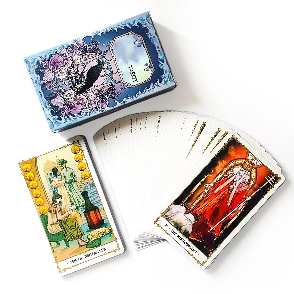 Hot-selling Tarot Cards English Version Mysterious Divination Card Game ,Holiday Party Cards Games For Family and Friends