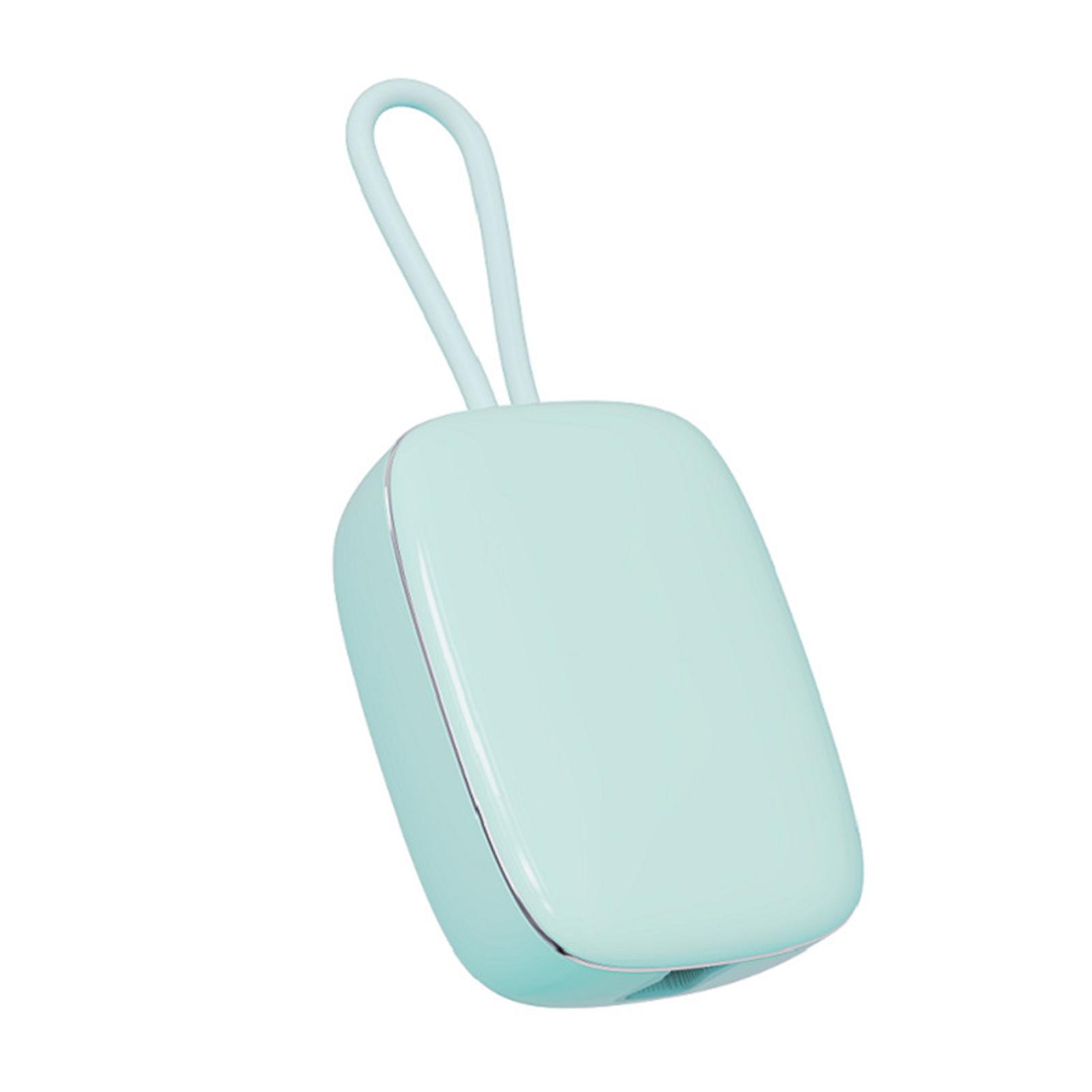

Toothbrush Cleaner Case Portable UVC Deep Cleaning Moisture Resistant Turbo Fan Drying for Business Trips Green зелений