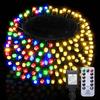 BlcTec Lichterketten, 300 LEDs, 33 Meter, UL-zertifiziert, Farbwechselnde Weihnachtsbaumlichter mit Fernbedienung, 11 Modi, Timer, Wasserdicht, Verbindbare Lichterkette