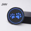Car Coaster Round Water Bottle Silicone Dog Paw Print Cup Holder Anti-slip Hear-resistant Mat Interior Accessories