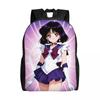 3D Printing Anime S-Sailors M-Moons Cartoon Backpacks for Boys Girls College Travel Bags Women Men Bookbag Fits 15 Inch Laptop