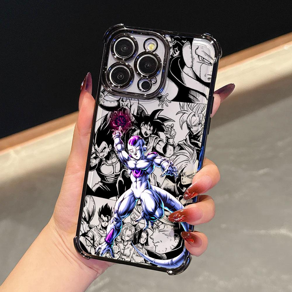 Japanese Anime D-Dragon Balls Funda For iPhone 17 Pro 16 15 14 13 12 11 Pro Max Case 17 Plus 17E 16E 17Air Silicone Phone Cover