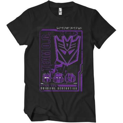 Transformers Oficjalnie Licencjonowany Decepticon Oryginalna Generacja Męska Koszulka