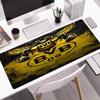 BVB Theme Mouse Pad, Non Slip Rubber Base, Multifunctional Office & Home Decor, Perfect for Workspace Personalization.