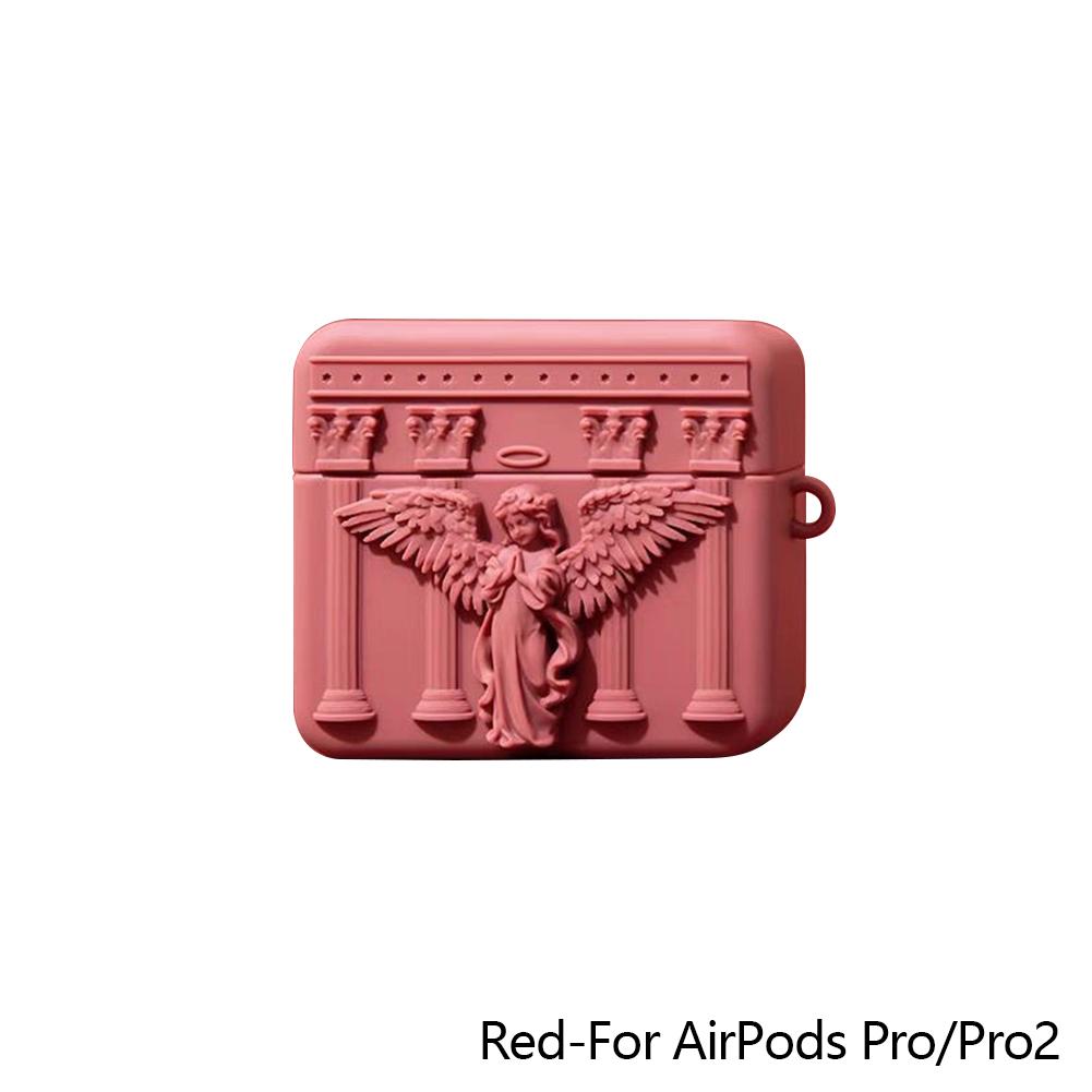 Cute 3D Prayer Angel Silicone Case For Airpods 3 2 1 Wireless Charging Protective Shell Soft Cover For Airpods Pro 1 2