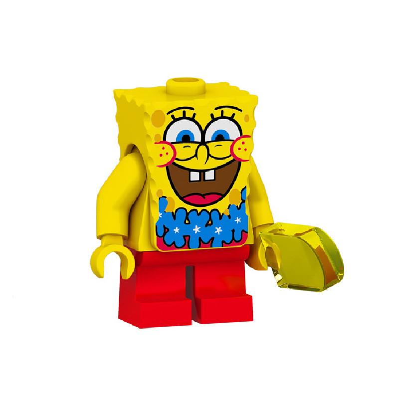 

Spongebob Squarepants Building Blocks Toy With Abs Plastic Small Particles For Creative Play Beach SpongeBob