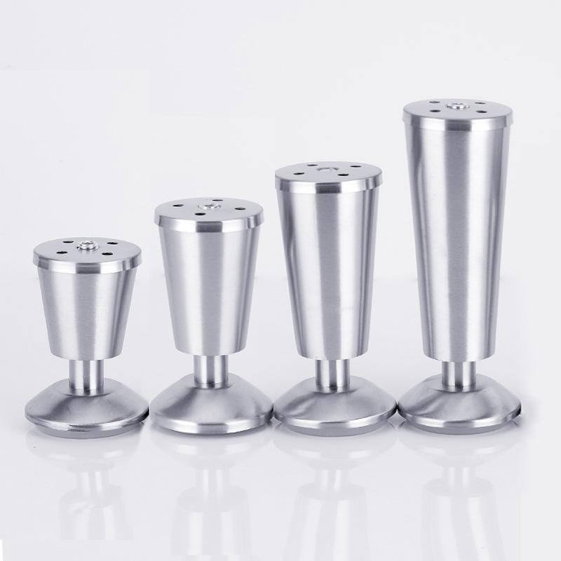 Adjustable Stainless Steel Cup Feet for Cabinets, Coffee Tables, Sofas, and Bathroom Cabinets