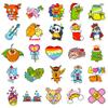 Self-Created 50 Small Fresh Self-Created Cute Wind Animal Stickers Water Cup Suitcase Decorative Stickers Waterproof