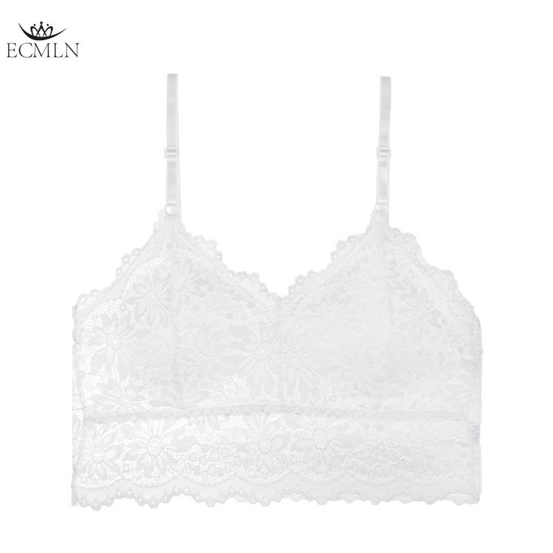 

Кружевной бюстгальтер Красивый топ-труба с открытой спиной для женщин Летний кружевной сексуальный топ-майка One Size белый