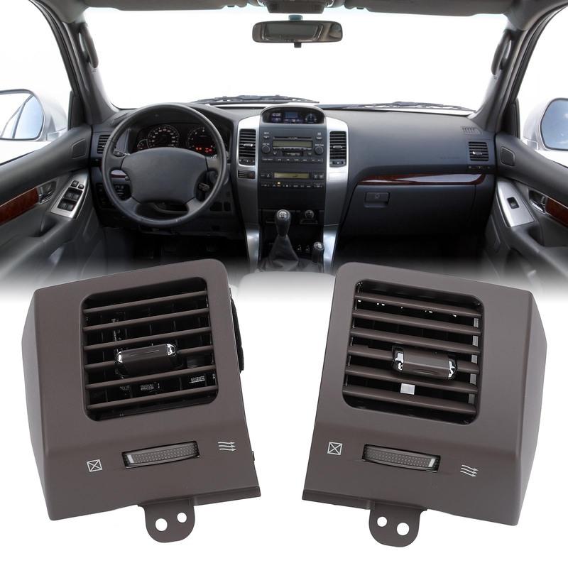 1 Pair Car Air Vent Outlet Improved Air Flow Driver and Passenger Side Dashboard AC Air Vent for Toyota Land Cruiser Prado J120