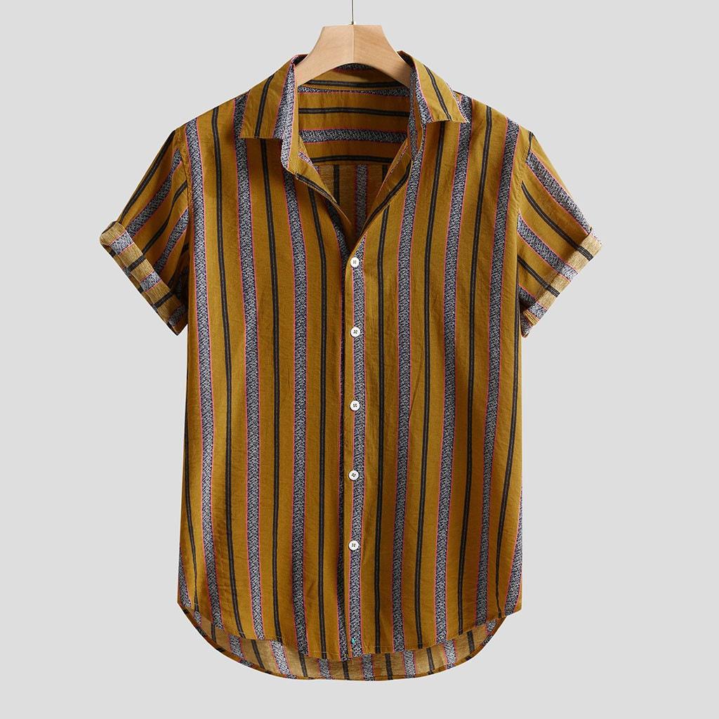 Hawaiian Men'S Short-Sleeved Beach Shirt 3D Printed Short-Sleeved Casual Shirt