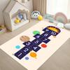Hopscotch Numbers Play Mat Educational Counting Carpet Non-Slip Kids Rug for Nursery Playroom Girls Bedroom Home Decoration