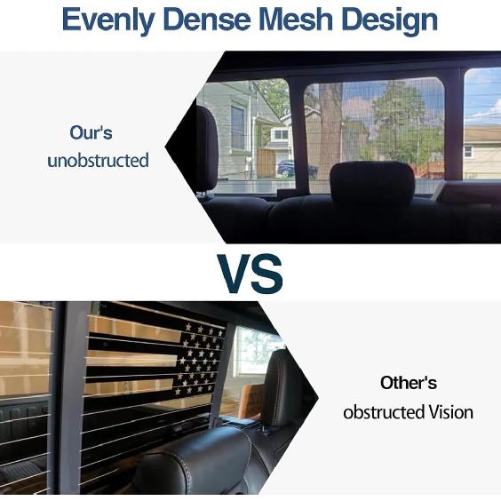 Eagle and USA Flag Pattern Decal for Truck Back Window,Car Decal and Sticker,Rear Middle Window Decal for Pickup Truck,Truck Back Window Decals 14.1W