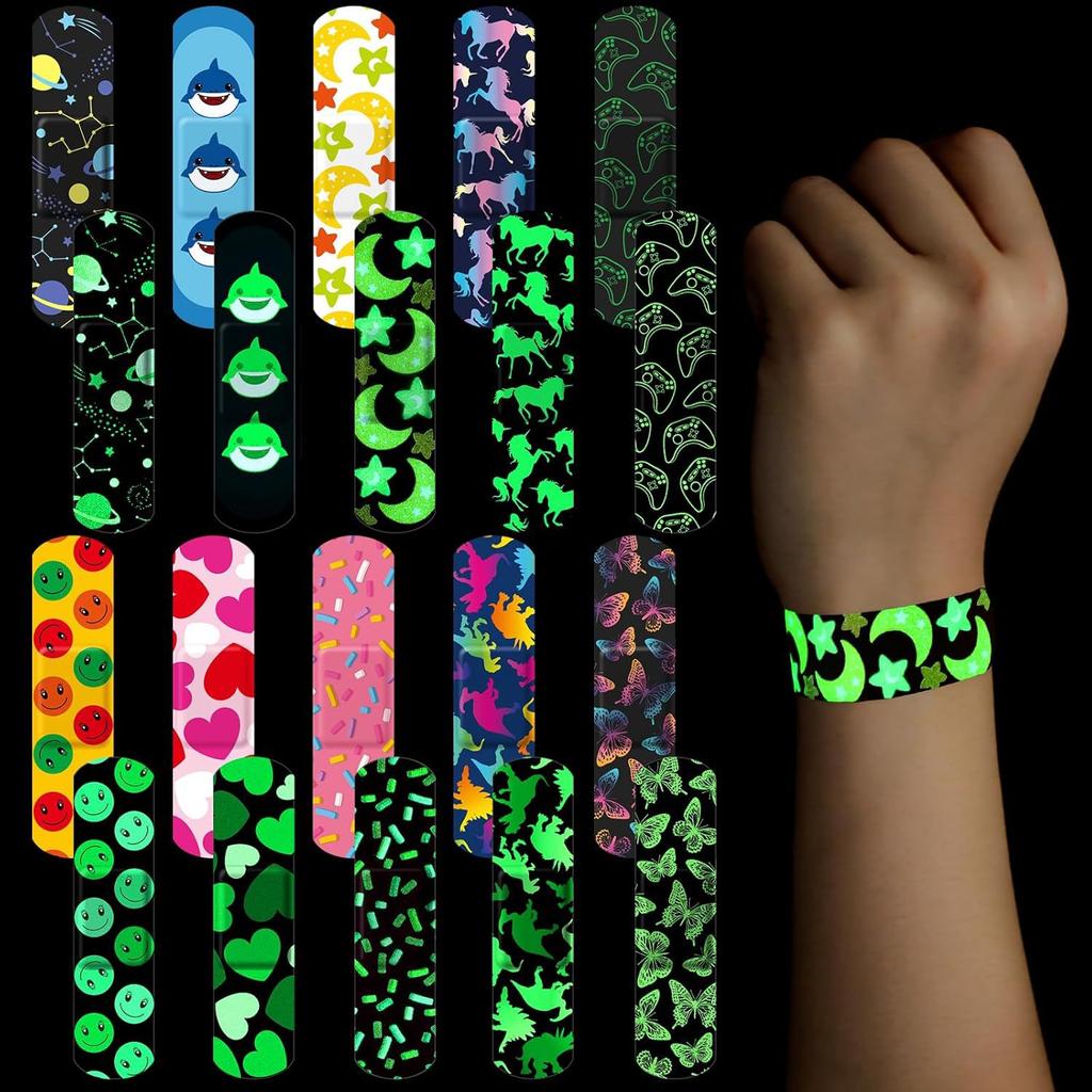 Multiple Styles PE Waterproof Breathable Cartoon BandAid for Children Cute Cartoon Sticky Color Elastic BandAid