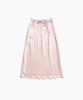TTUDEMENT Satin Long Skirt (Pink)