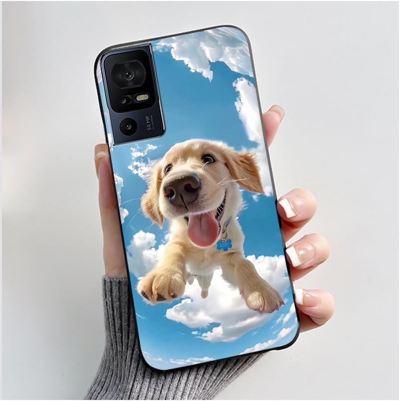 Phone Case For TCL 40 SE 40SE 40 XL 40R 40XL 40T Case Luxury Cute Cool Cartoon Black Soft Silicone Cover Protective Shell Coque