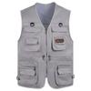 Gilet Mimetico Multitasche Resistente all'Usura da Uomo per Pesca, Fotografia e Lavoro all'Aperto.