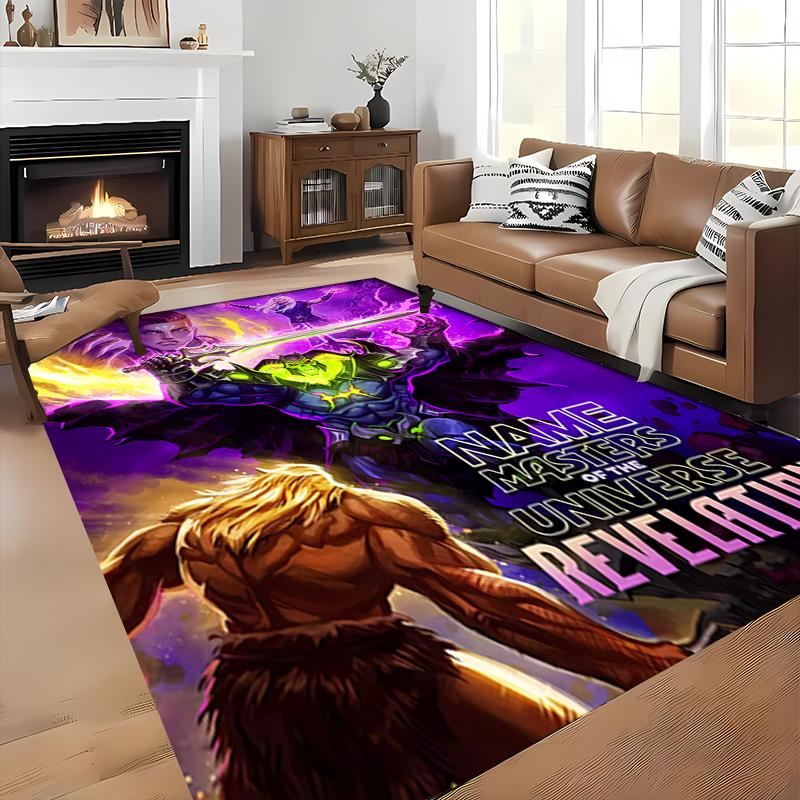 Tappeto Personalizzato He-Man e i Padroni dell'Universo - Perfetto per Cucina, Bagno, Lavanderia Disponibile in Taglia Grande, Regalo Al