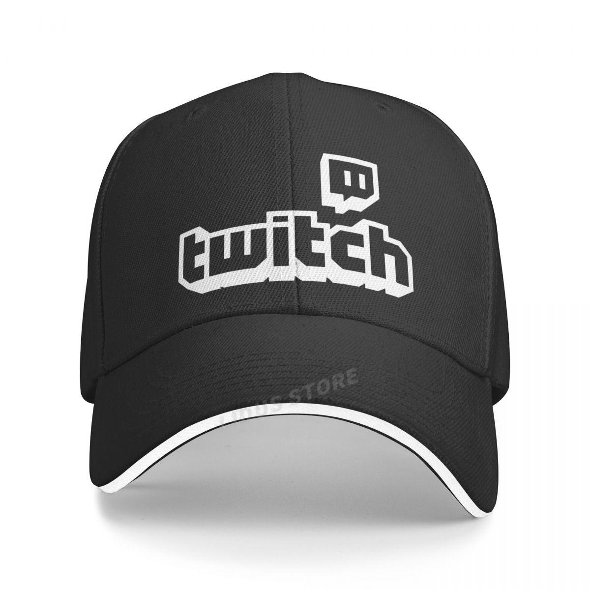 

Модная крутая бейсболка Twitch Channel Женские и мужские шапки унисекс