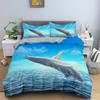 Dolphin Duvet Cover Set 2/3Pcs Marine Life Pillow Case Bedding Sets King Twin Full Queen Size Polyester Quilt Cover For Teens